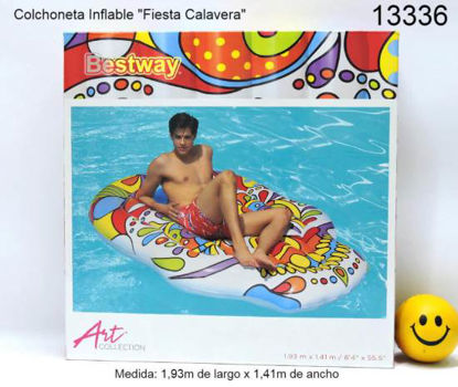 Imagen de COLCHONETA INFLABLE "FIESTA CALAVERA" 193X141CM (SIN CAMBIO) 12.23